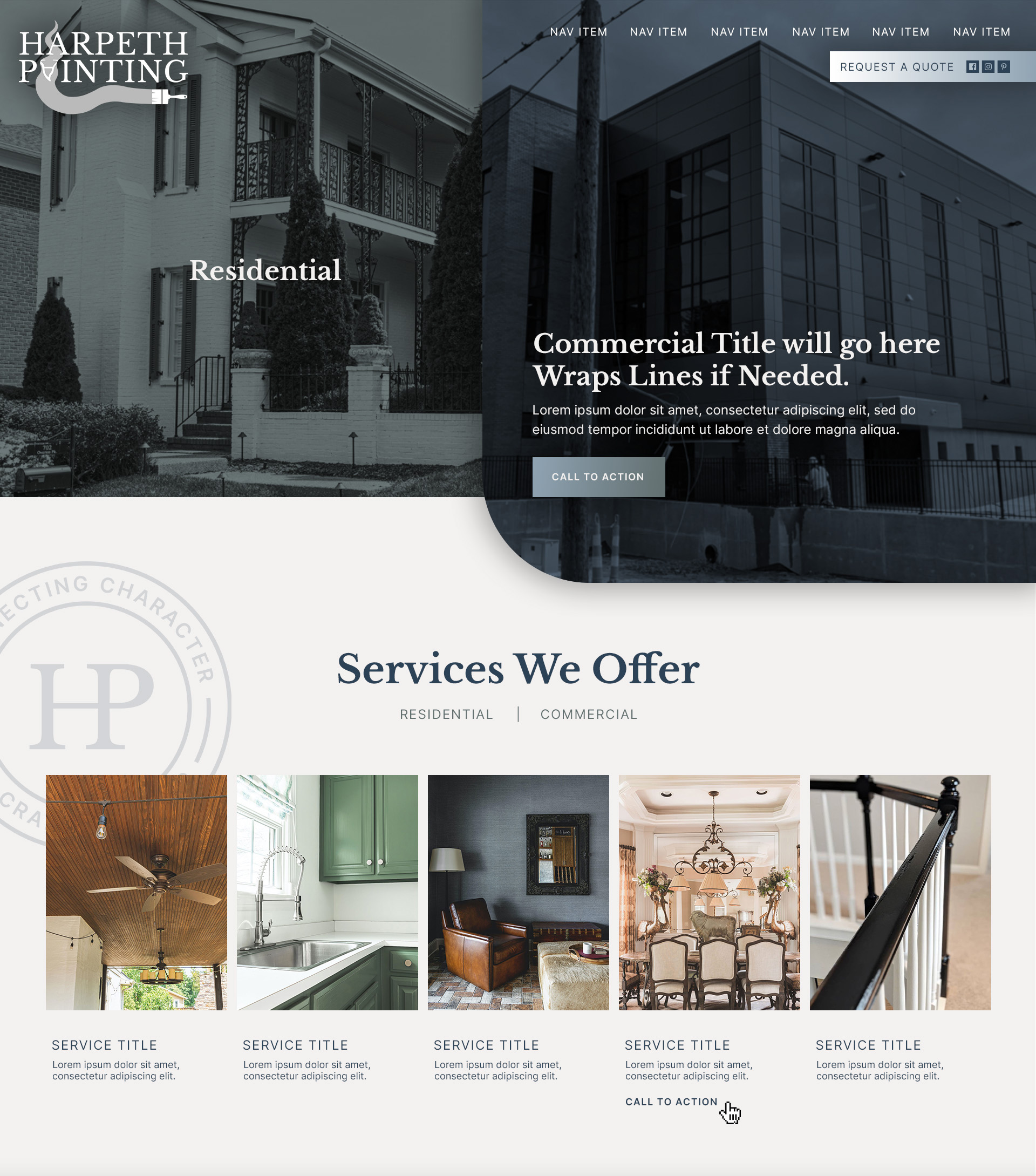Harpeth Painting New Website by a Nashville Web Design Agency